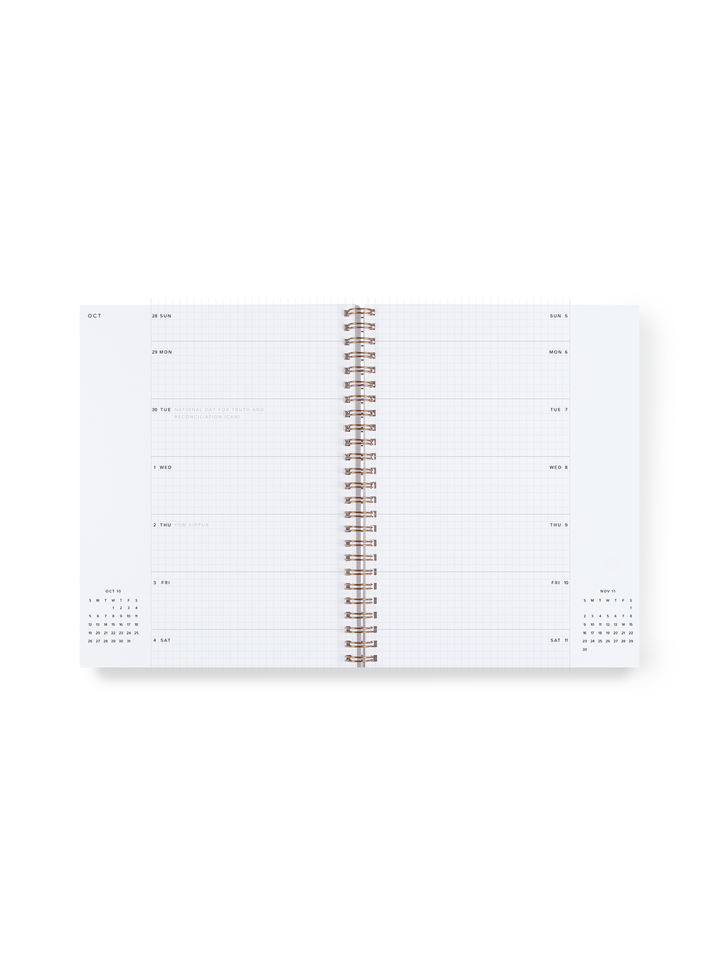 Appointed - 25-26 Weekly Grid Planner: Chambray Blue