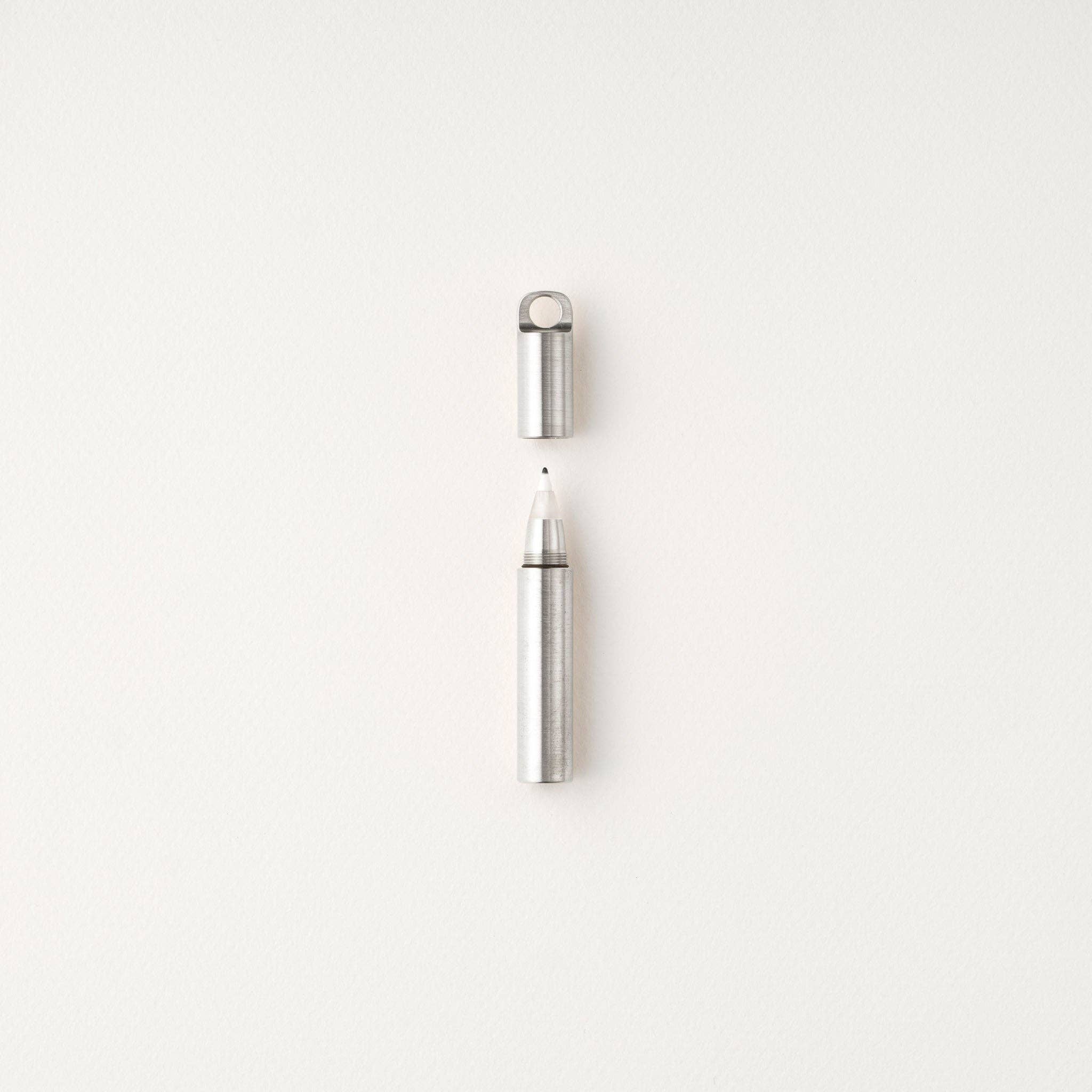 Tom's Studio - The Field Mouse – refillable travel pen: Brass