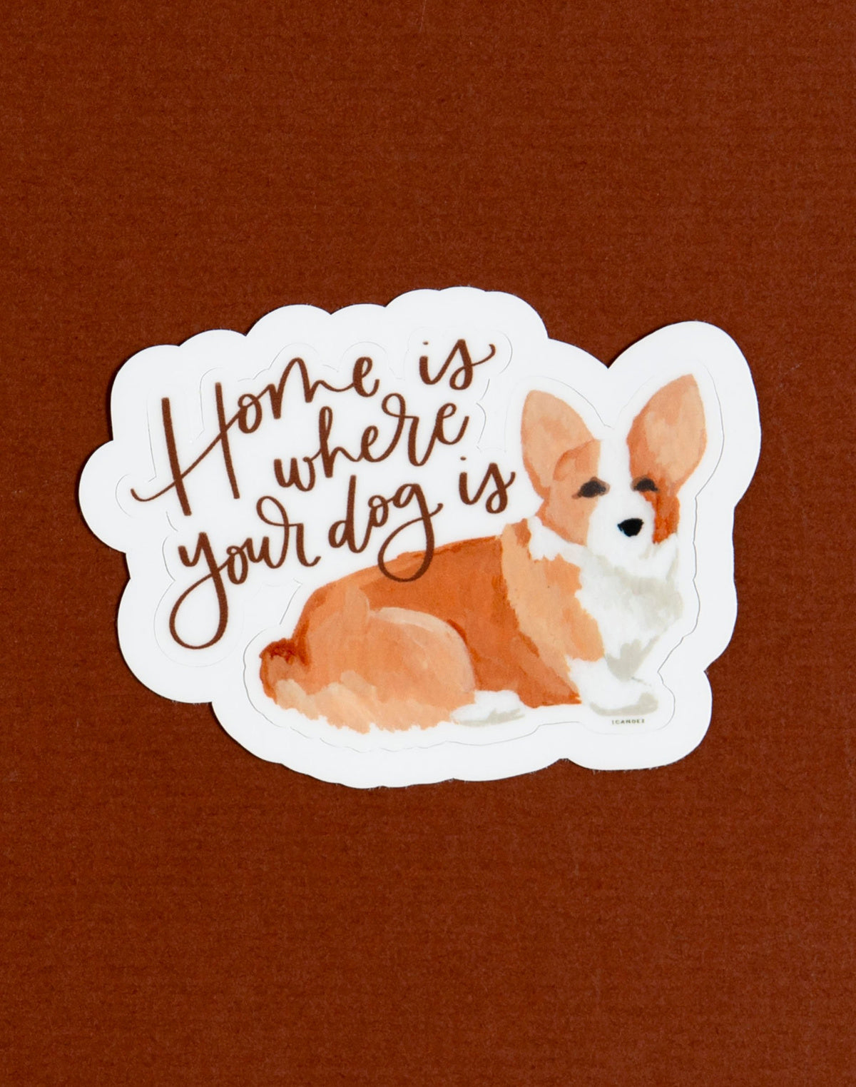 1Canoe2, Home Is Where Your Dog Is  Decal Sticker