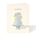 Felix Doolittle - Blue Tiered Cake - Wedding Card