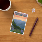 Lantern Press - PREMIUM POSTCARDS Shenandoah National Park, VA, Black Bears