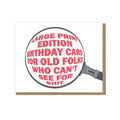 Blue Barnhouse - Large Print Edition Birthday Greeting Card