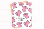 Five Dot Post - Heroes Wear Scrubs Pink Doctor Appreciation Nurse Card