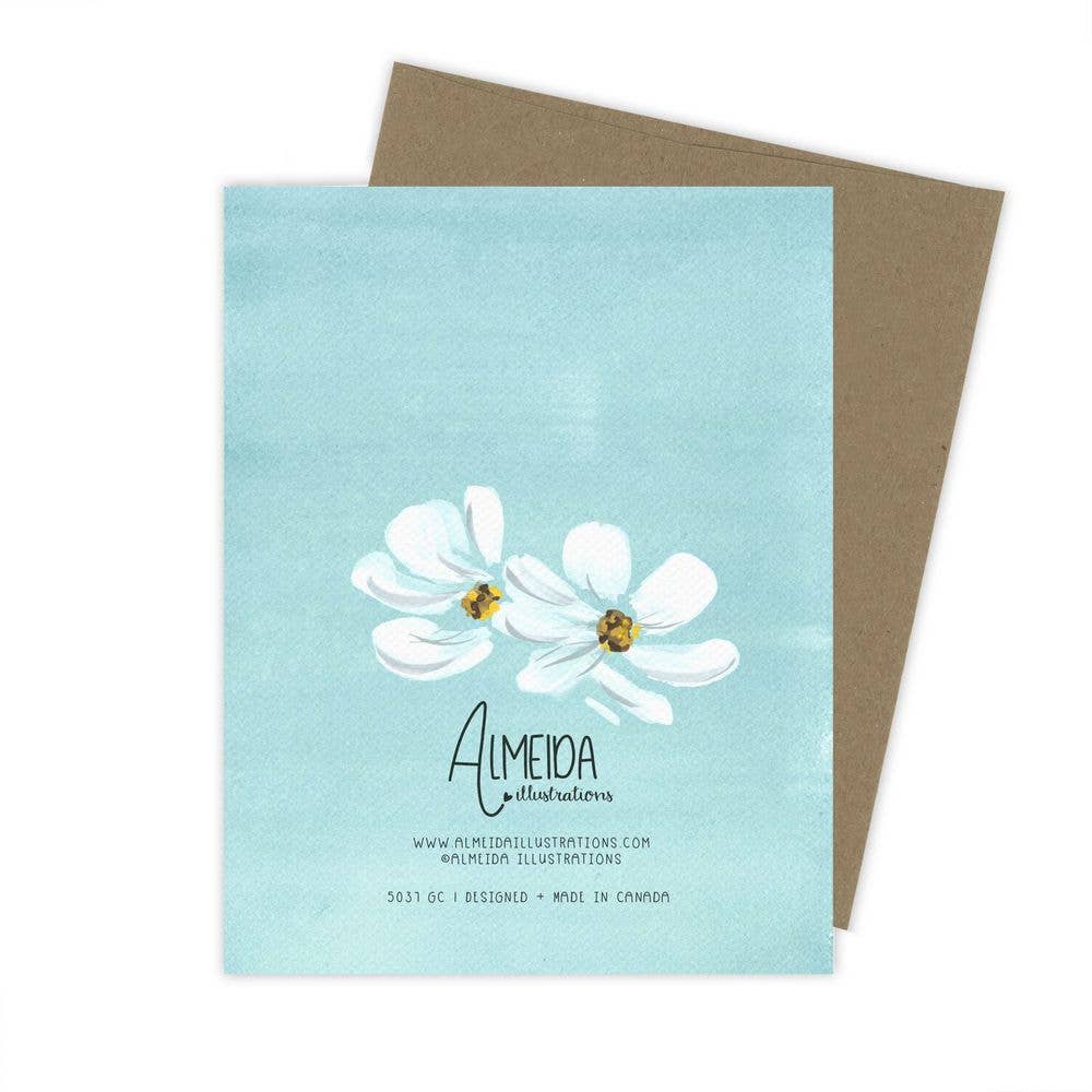 Almeida Illustrations - Congratulations Florals Card: