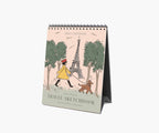 Rifle Paper Co. - 2026 Travel Sketchbook Desk Calendar