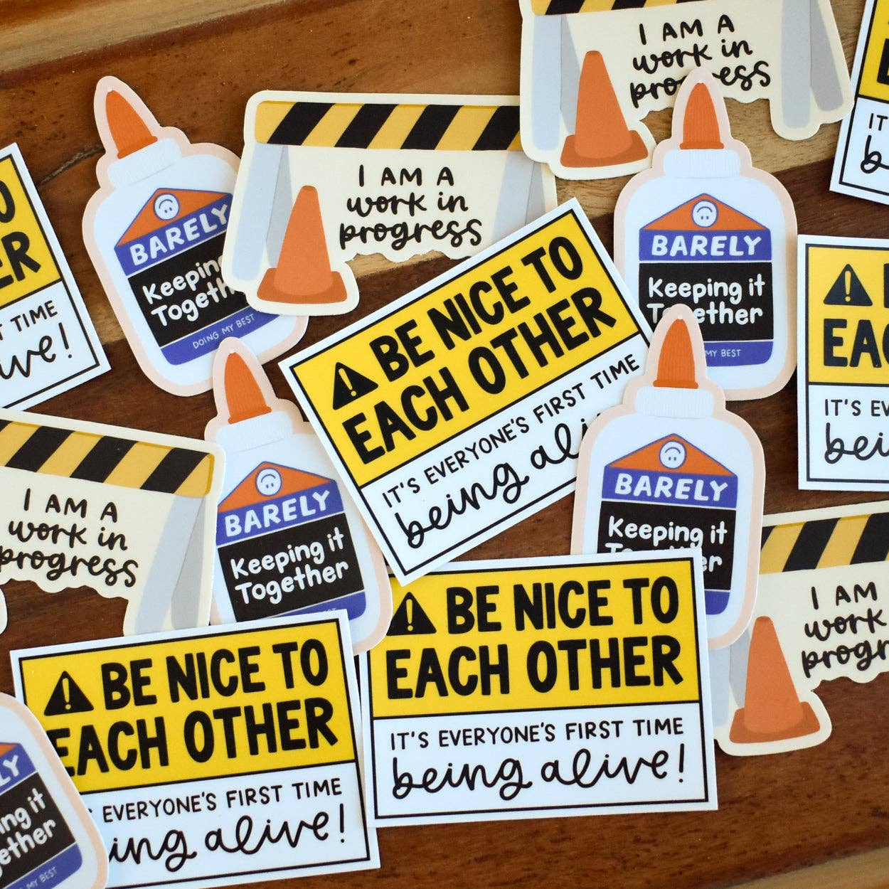 Kyn You Believe It - Barely Keeping It Together Vinyl Sticker