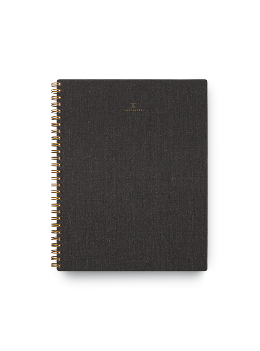 Appointed - The Notebook - Charcoal Gray: Grid