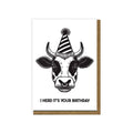 Blue Barnhouse - Party Cow Greeting Card