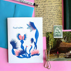 Pier Six Press - Fly Trap Bites - Fun Risograph Card