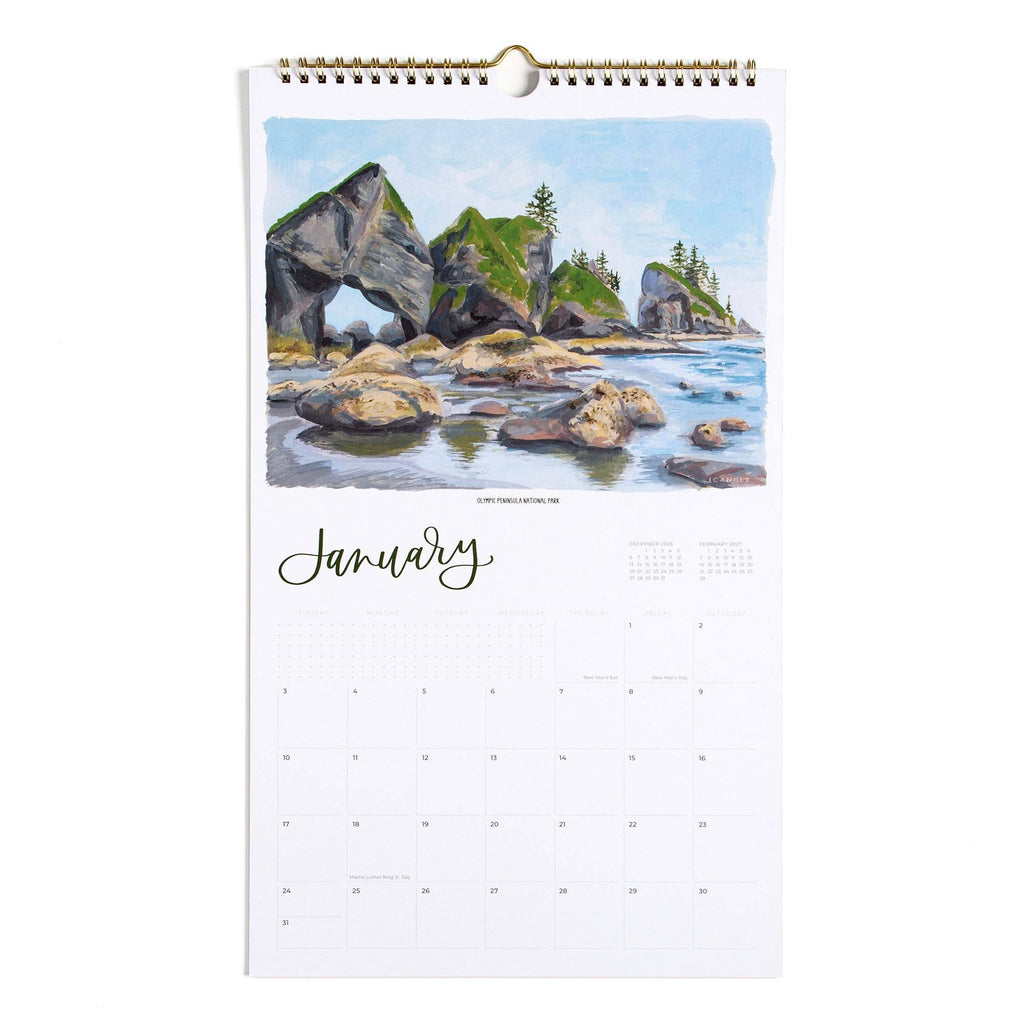 1canoe2 | One Canoe Two Paper Co. - 2027 National Parks Hanging Wall Calendar