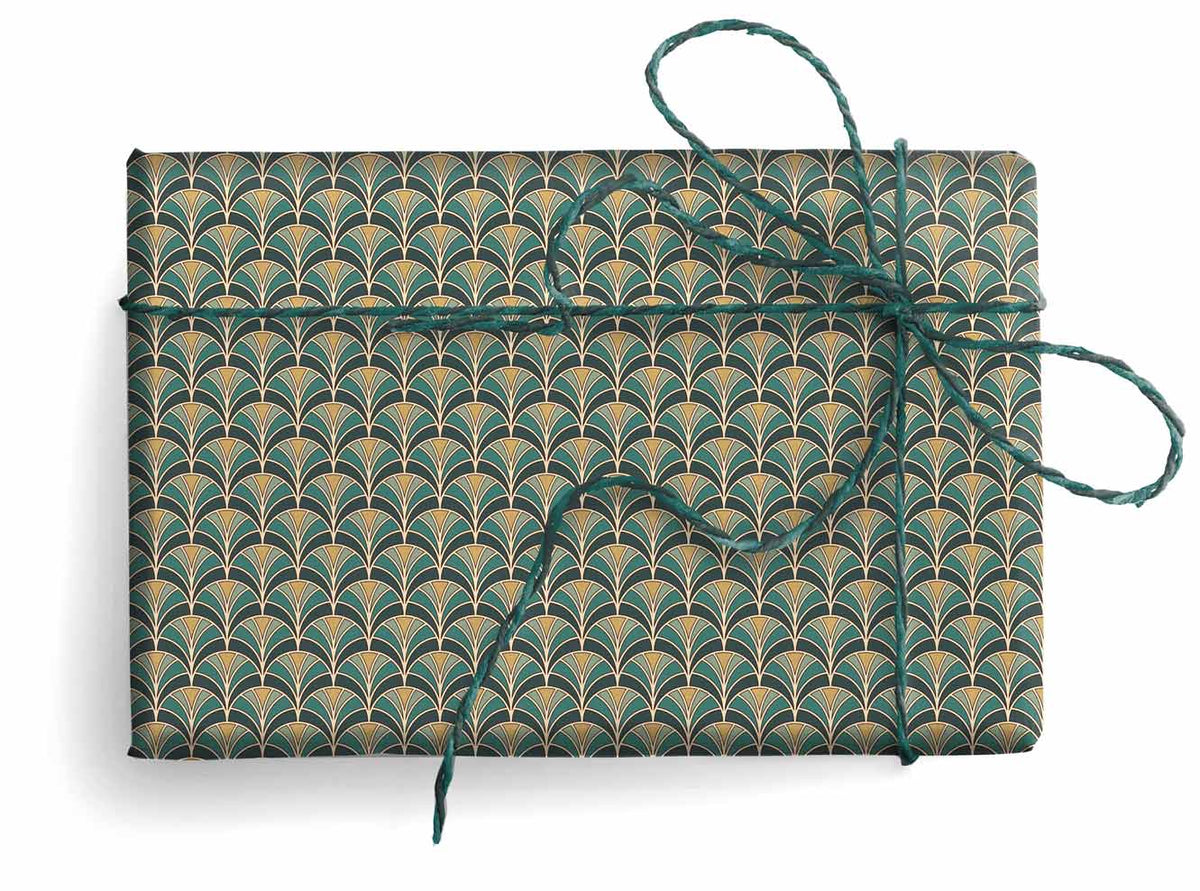 San Lorenzo Design - Prestige Italian Wrapping Papers,  19.7 x 27.6 in. (50 x 70 cm) / Fish Scale