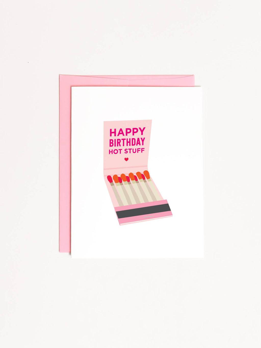 Graphic Anthology Greeting Cards - Hot Stuff birthday card | matchbook greeting card