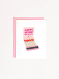 Graphic Anthology Greeting Cards - Hot Stuff birthday card | matchbook greeting card