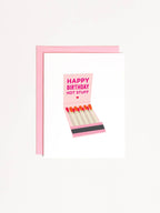 Graphic Anthology Greeting Cards - Hot Stuff birthday card | matchbook greeting card