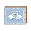 Ula Bloom - Always & Forever Swans Card