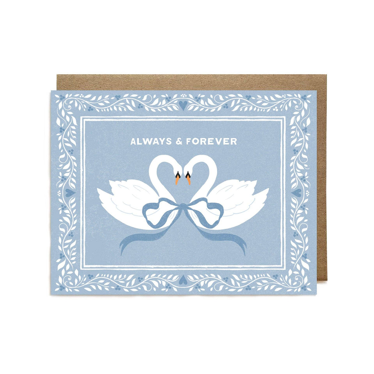 Ula Bloom - Always & Forever Swans Card