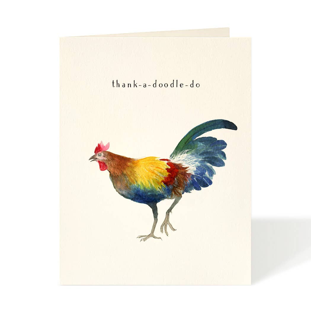 Felix Doolittle - Italian Rooster - Thank You Card