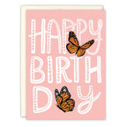 Black Joy Paper - Butterflies Birthday Card