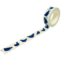 beve! - Navy Blue Chicken Dot Washi Tape