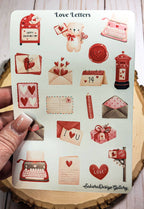 Sakura Design Gallery - Love Letters Valentine’s Day Sticker Sheet