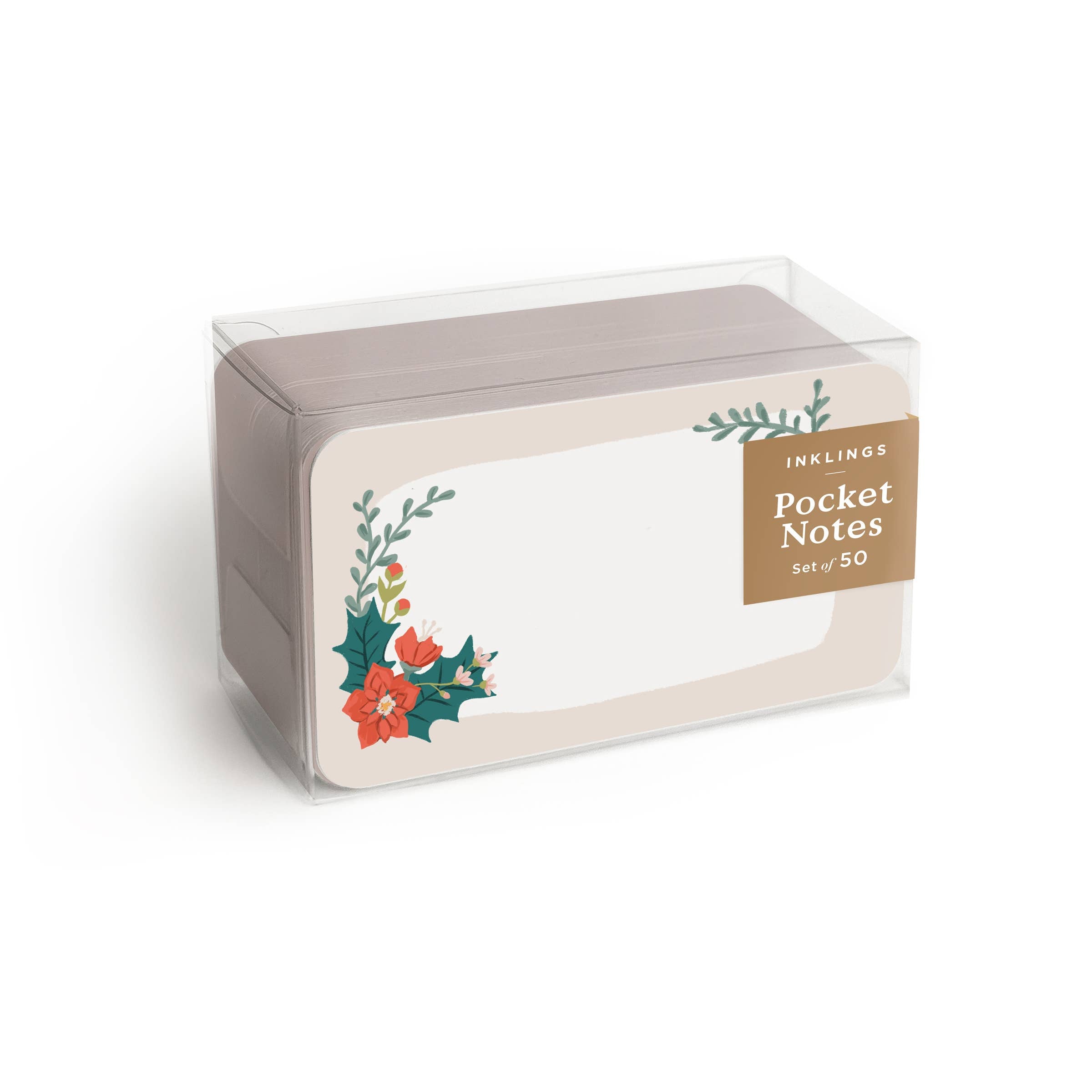 Inklings Paperie - Pocket Notes™ - Winter Holly
