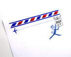 LA PAPER LOVER - Mr Zip Carrying a stamp- Rubber stamp