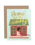 1canoe2 - Home For The Holidays  Cardinal Greeting Card