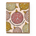 Boss Dotty Paper Co. - Disco Ball Christmas Ornament Card