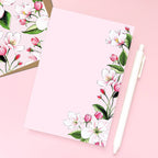 Morgan Swank Studio - Apple Blossom Floral Notepad