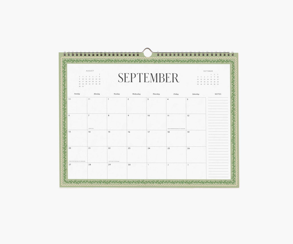 Rifle Paper Co. - 2026 Wildwood Appointment Calendar