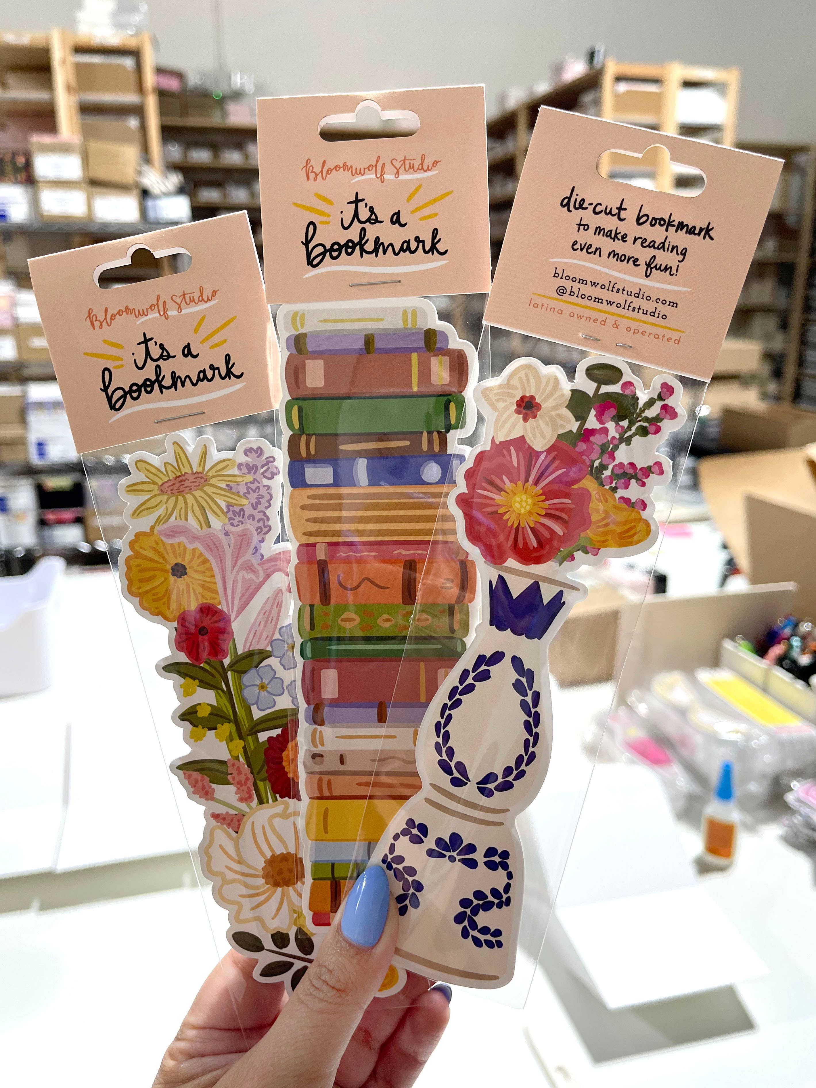 Bloomwolf Studio - Lava Lamp Die Cut Bookmark