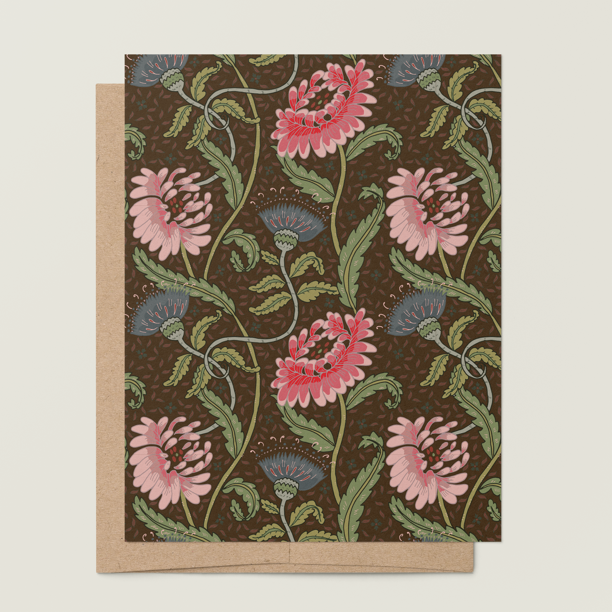 re:mused studio - Thistle Mum A2 Greeting Card