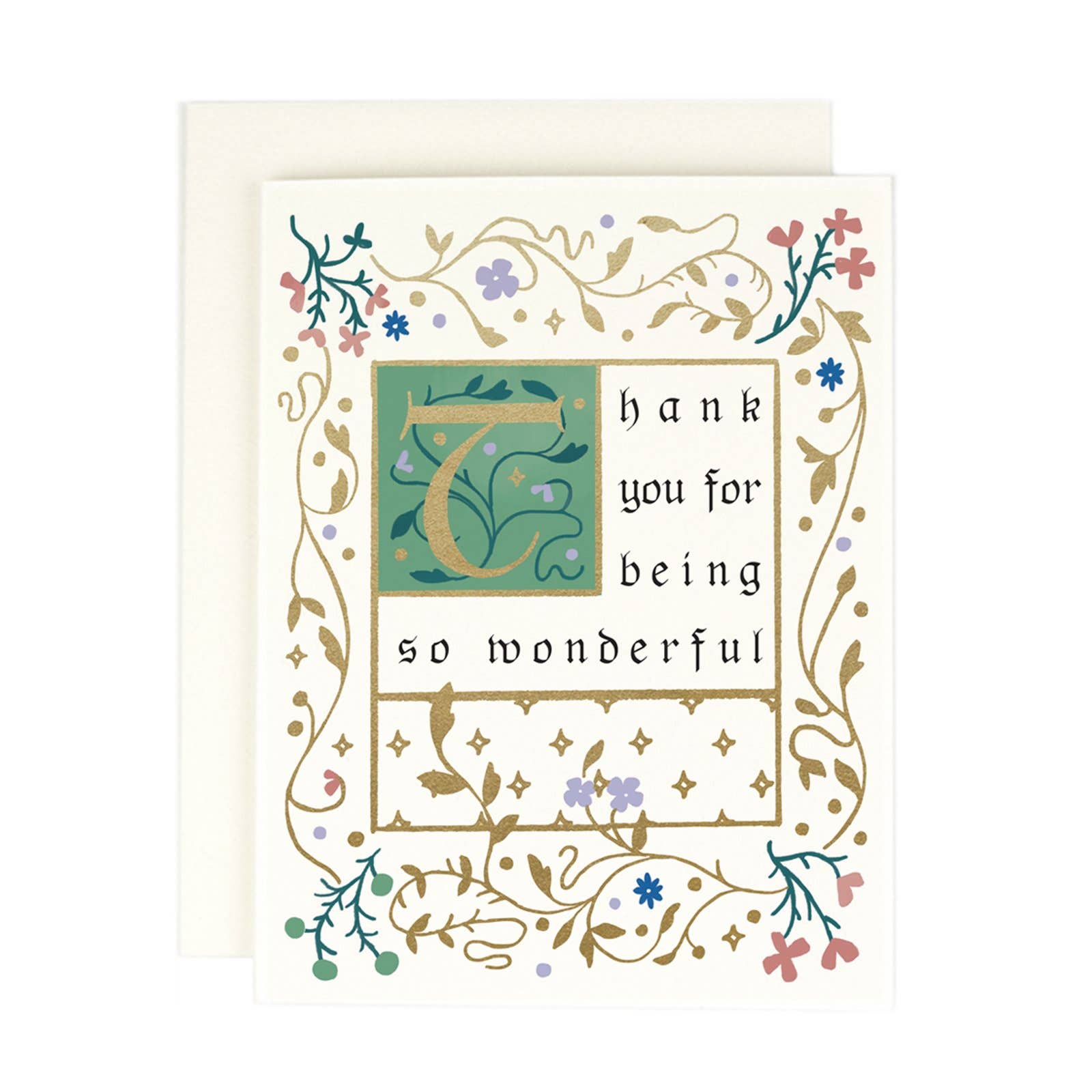 Amy Heitman - Illuminated Thank You Greeting Card