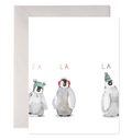 E. Frances Paper - Cozy Penguins Holiday Christmas Greeting Card: 4.25 X 5.5 INCHES