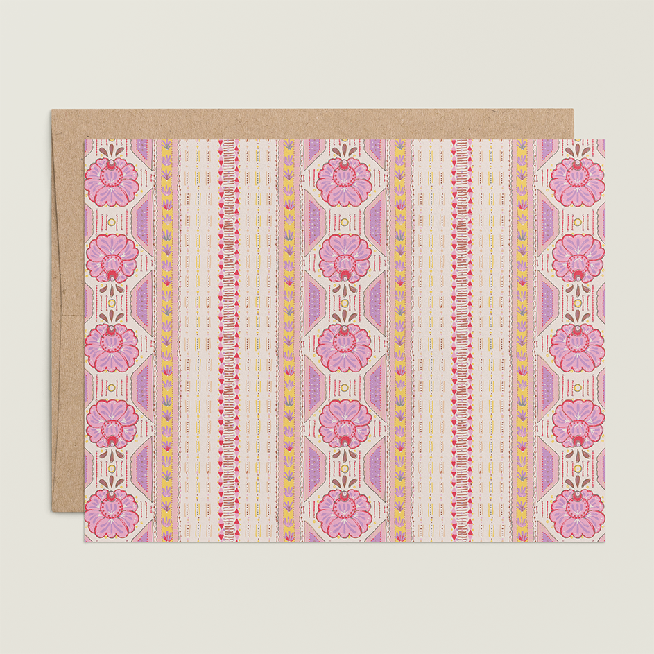 re:mused studio - Le Folk A2 Greeting Card