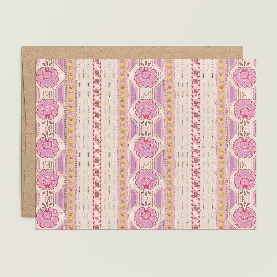 re:mused studio Le Folk A2 Greeting Card