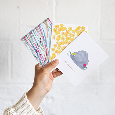 E. Frances Paper - Blue Birds Anniversary Greeting Card