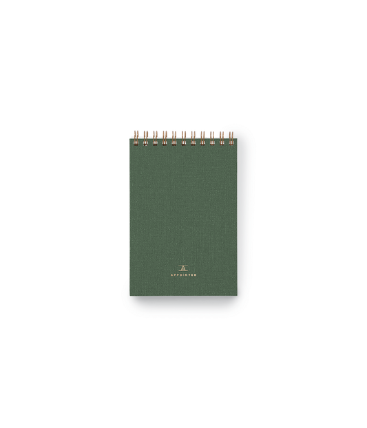 Appointed - Pocket Notepad: Fern Green