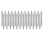 Talking Out of Turn Jotter Pen: Gray