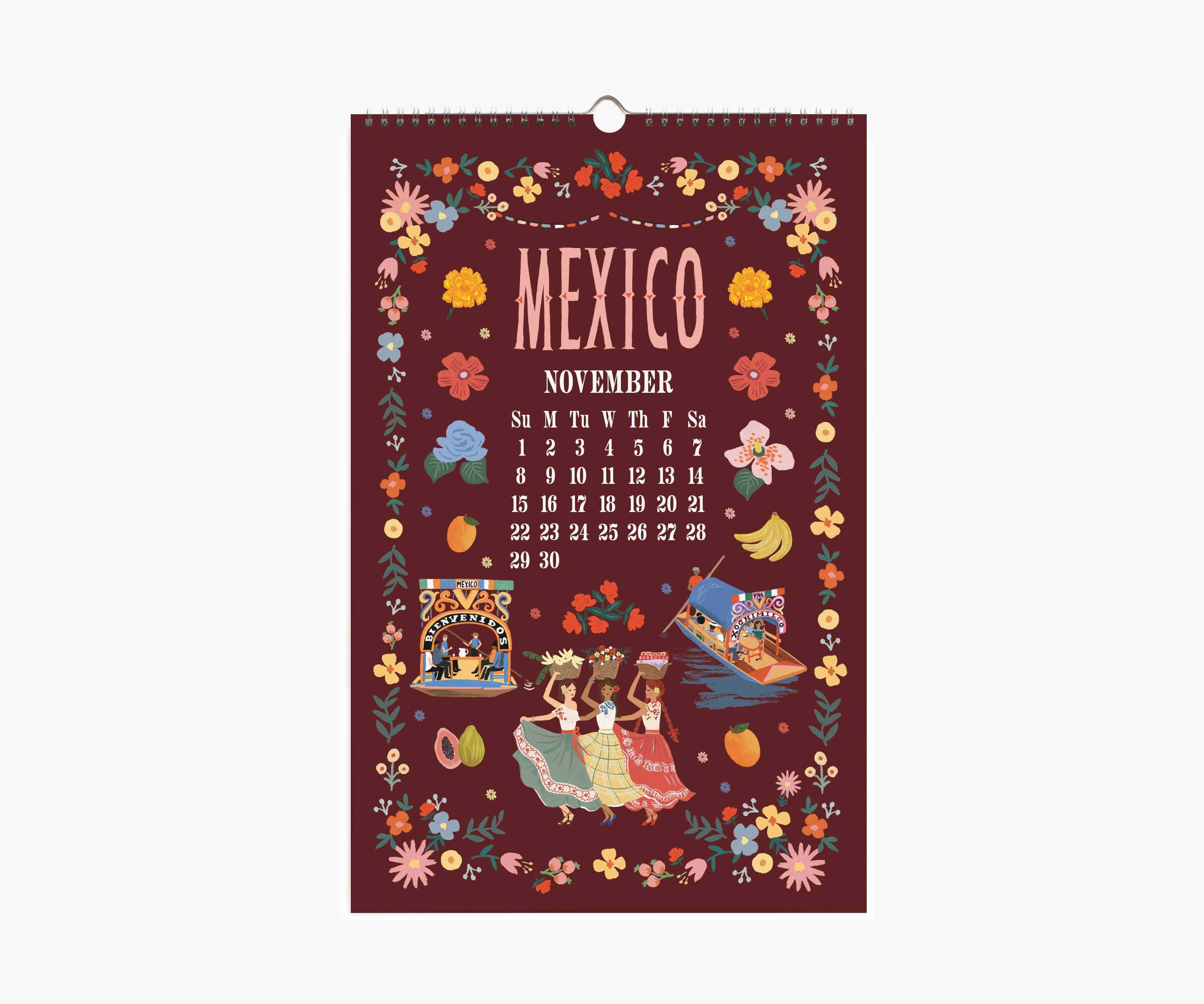 Rifle Paper Co. - 2026 World Travel Wall Calendar