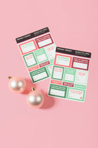 SHEWOLF Designs - Holiday Gift Tag Sticker Sheet Labels (Set of 2)
