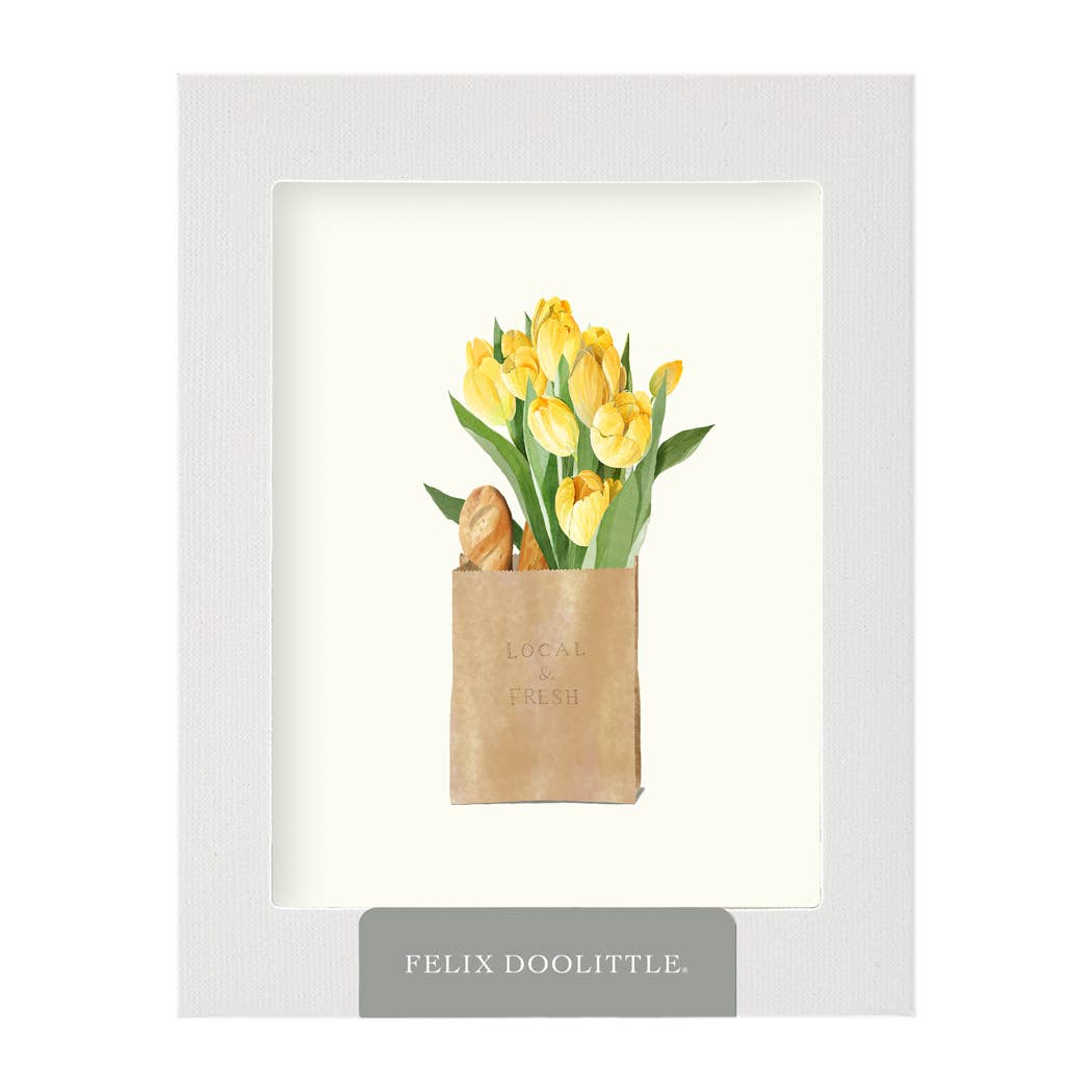 Felix Doolittle - Body and Soul - Flower Garden Greeting Card