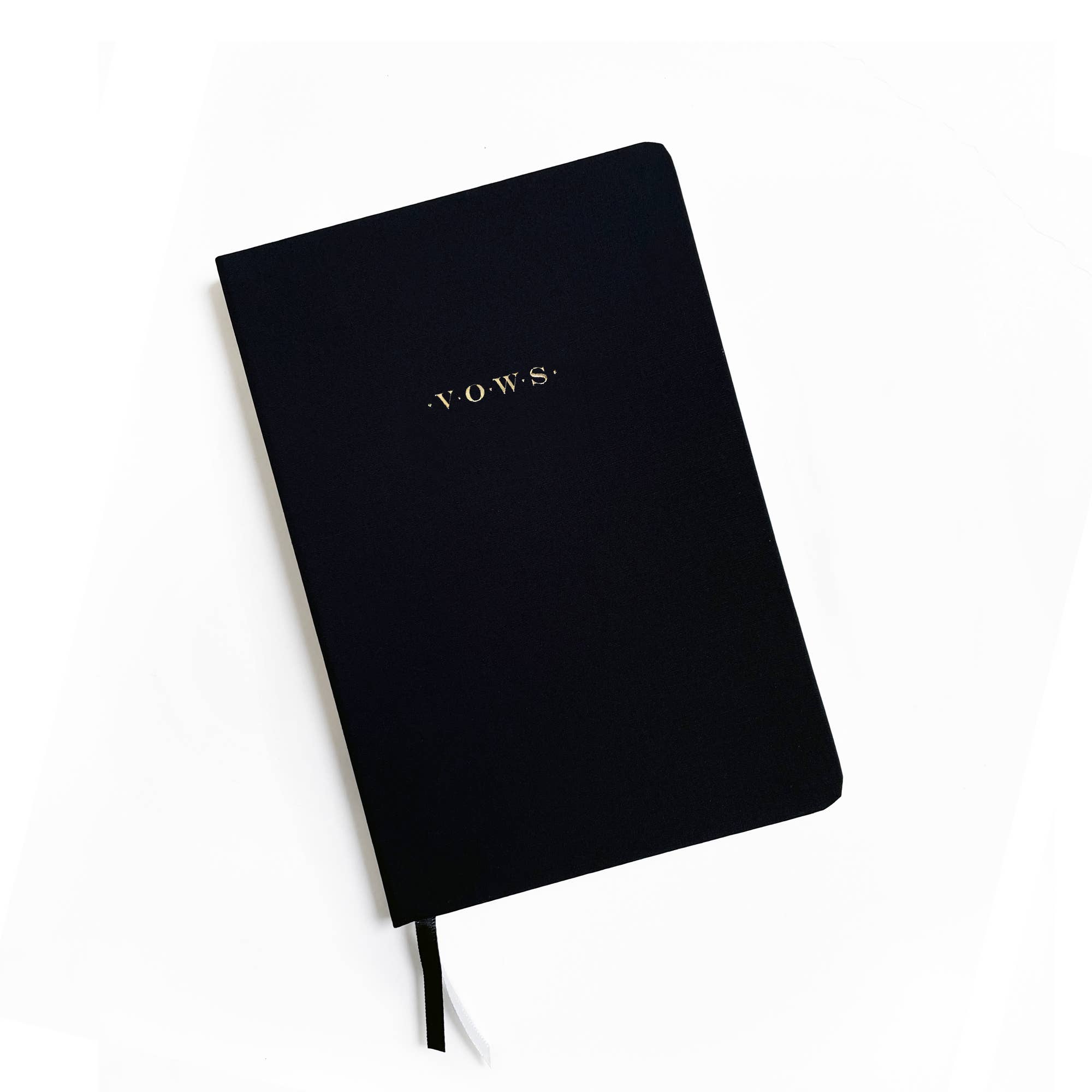 Studio Portmanteau - Wedding Vows Foil Embossed Linen Notebook | Neutral Tones: Cream