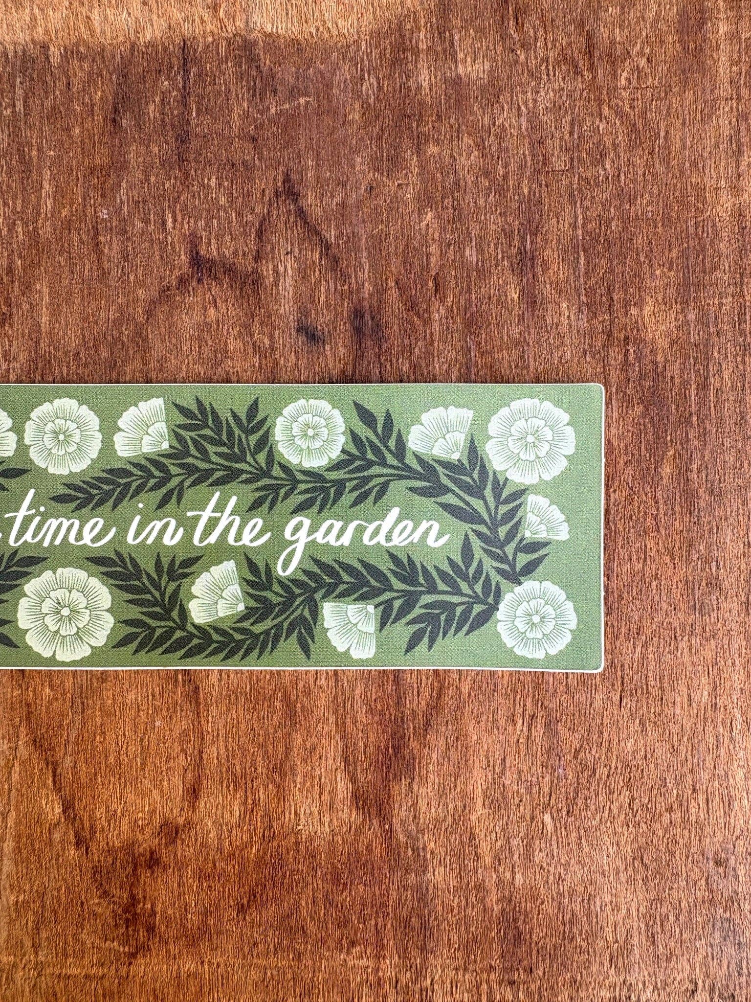 Katharine Watson - "Spend More Time in the Garden" Sticker
