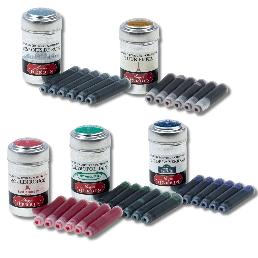 Jacques Herbin "Paris Collection" Ink Cartridges: Les Toits de Paris  (The Roofs of Paris)