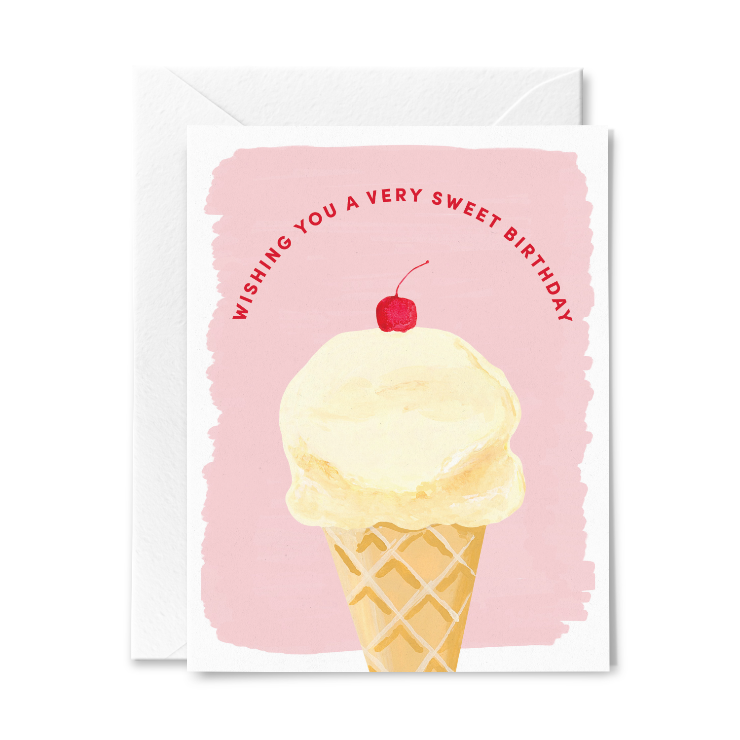 June Paper Market - Wishing You A Sweet Birthday Greeting Card