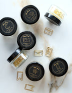 Idlewild Co. - Gold Plated Paper Clips (Jar of 25) | Hand