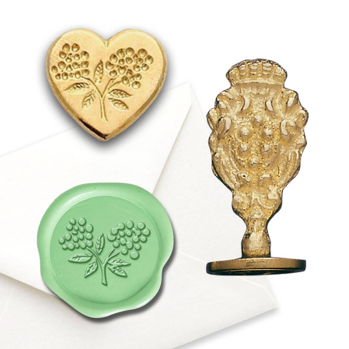 Freund Mayer & Co. - Laurel Wreath, Wax Seal Stamp