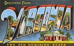 Found Image Press - Postcard VA-92 Greetings from Virginia