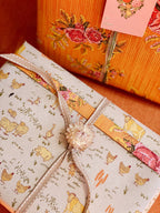re:mused studio - Barnyard Blooms Gift Wrap Sheet - Double Sided